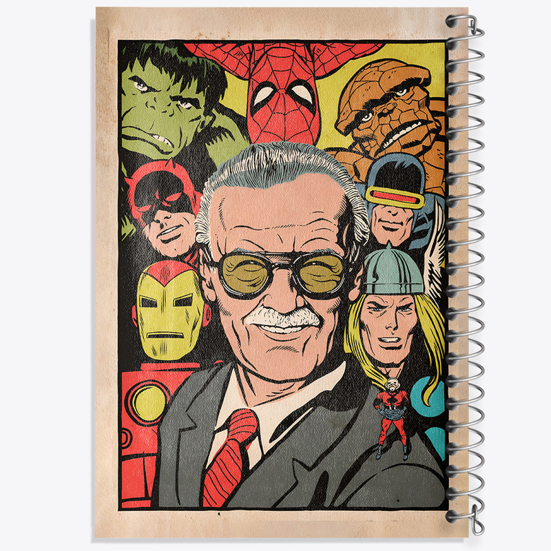 دفتر مشق 100 برگ خندالو طرح مارول (Marvel) کد F10757