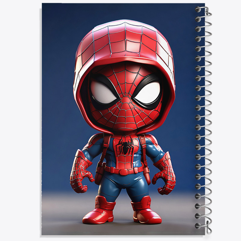 دفتر مشق 50 برگ خندالو طرح مرد عنکبوتی (Spider Man) کد N3342