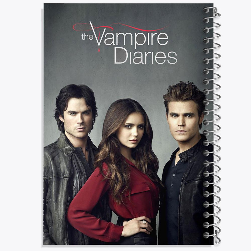 دفتر مشق 100 برگ خندالو طرح خاطرات یک خون آشام The Vampire Diaries کد 20248