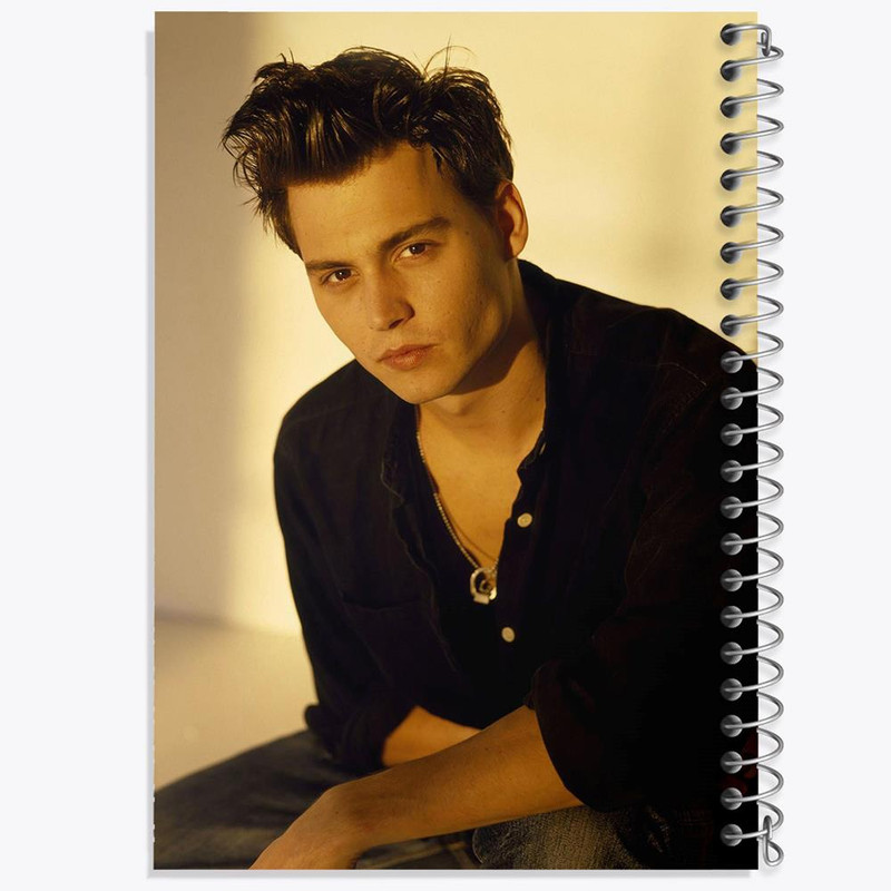 دفتر مشق 50 برگ خندالو مدل جانی دپ Johnny Depp کد 3293