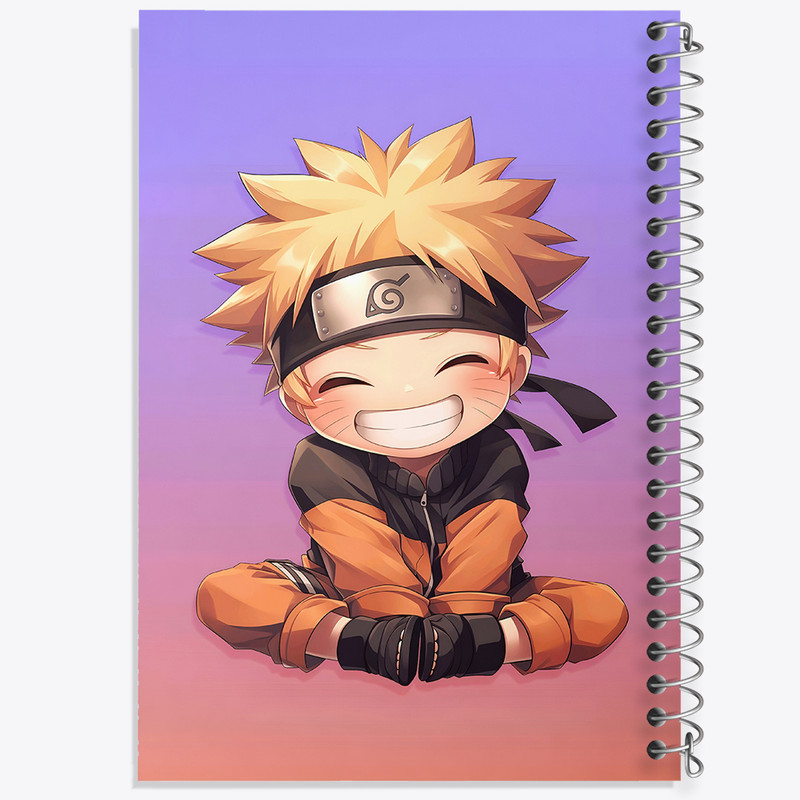 دفتر مشق 100 برگ خندالو طرح انیمه ناروتو (Naruto) کد N3542