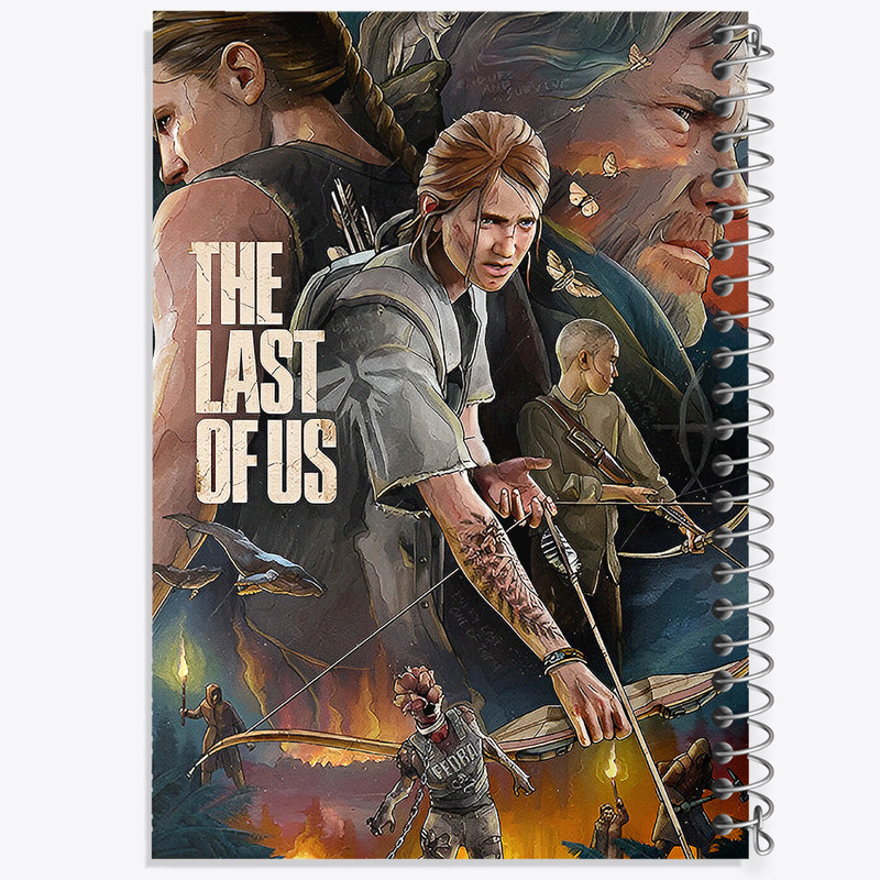 دفتر مشق 50 برگ خندالو طرح (The Last Of Us) آخرین بازمانده از ما کد N9299