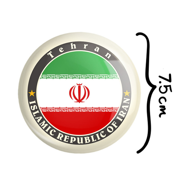 آینه جیبی خندالو طرح پرچم ایران مدل تاشو کد 23953