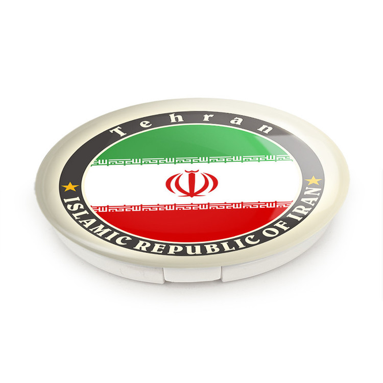 آینه جیبی خندالو طرح پرچم ایران مدل تاشو کد 23953