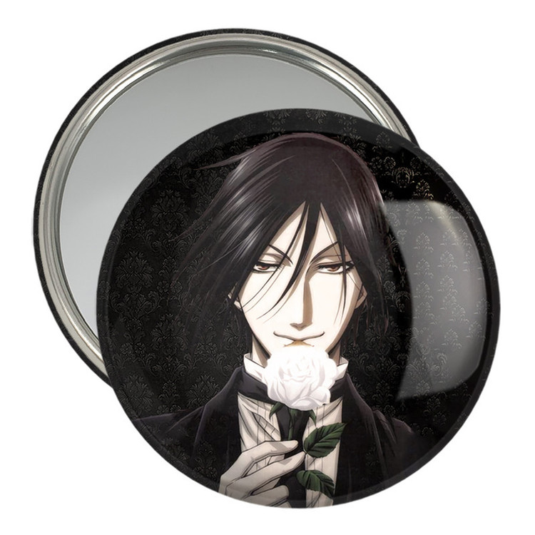 آینه جیبی خندالو مدل سباستین انیمه خادم سیاه Black Butler کد 16317