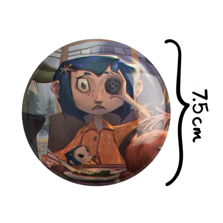 آینه جیبی خندالو مدل کورالاین Coraline کد 20778