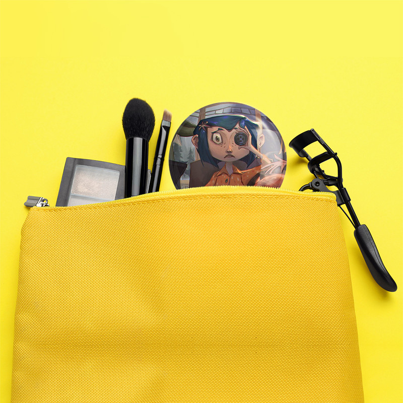 آینه جیبی خندالو مدل کورالاین Coraline کد 20778