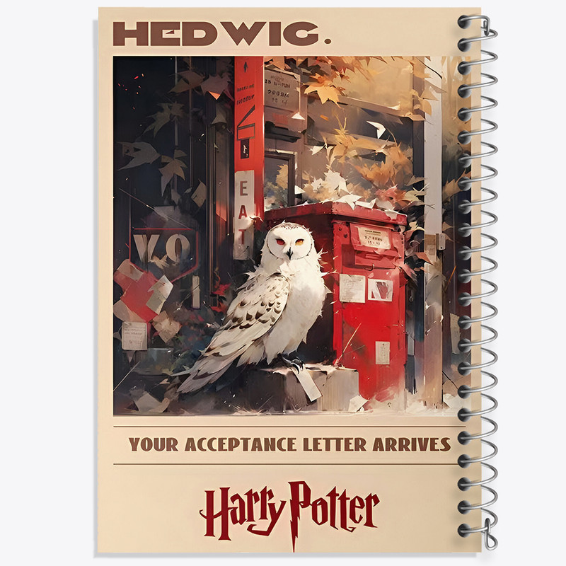 دفتر مشق 50 برگ خندالو طرح هری پاتر (Harry Potter) کد F9739