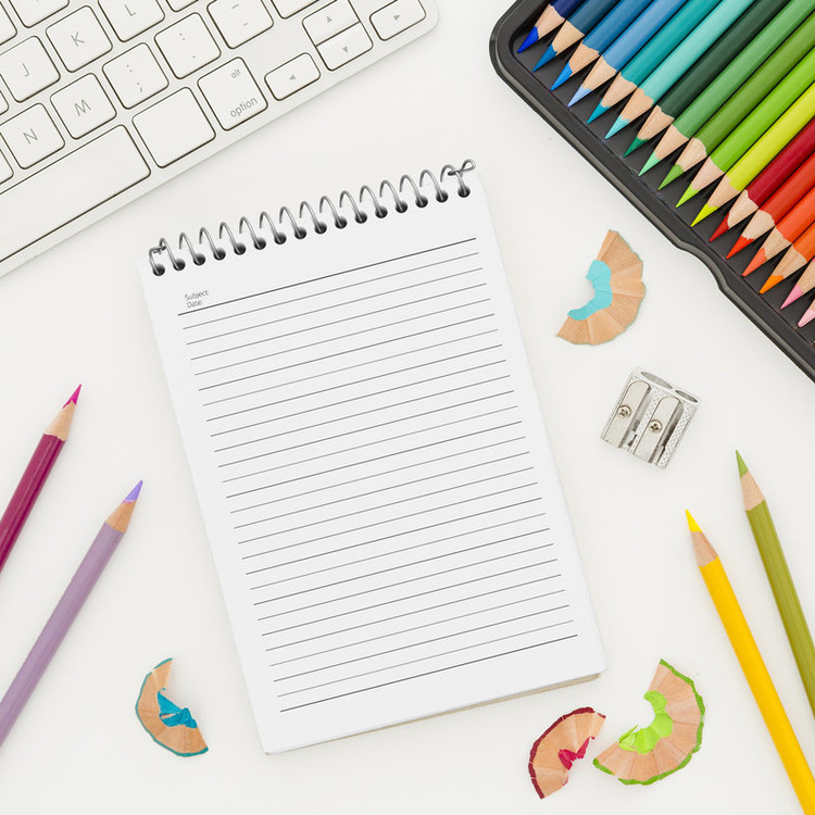 دفتر یادداشت 50 برگ خندالو طرح دفتر طراحی ونسان ونگوگ (Van Gogh) کد N9373