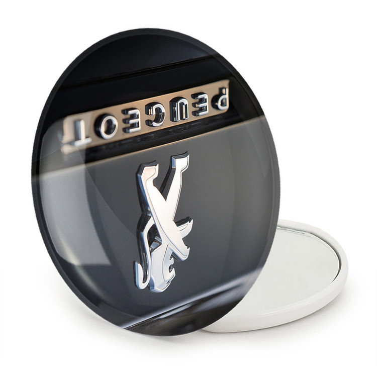 آینه جیبی خندالو طرح پژو Peugeot مدل تاشو کد 23649