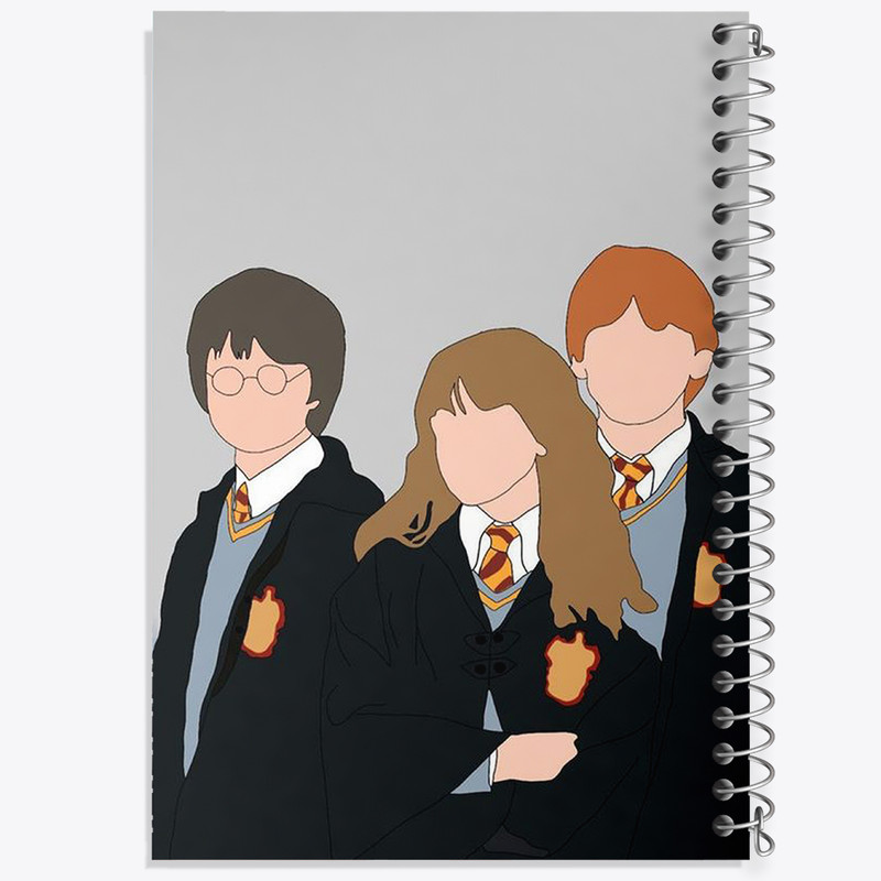 دفتر شطرنجی 50 برگ خندالو طرح هری پاتر (Harry Potter) کد N2097