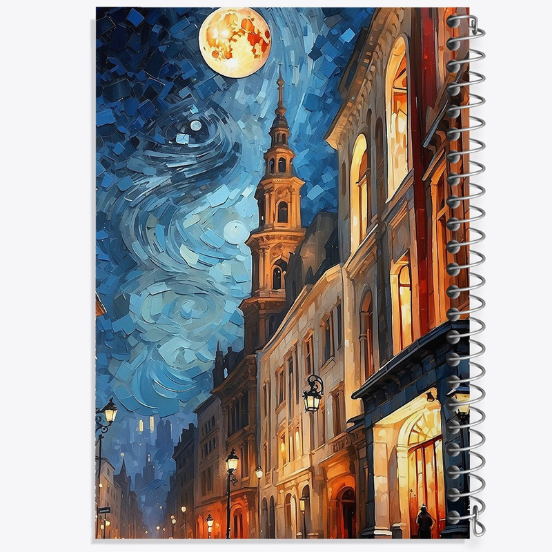 دفتر ژورنال نویسی 50 برگ خندالو مدل نقطه ای طرح نقاشی کد F1129
