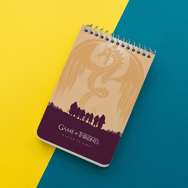 دفتر یادداشت 50 برگ خندالو طرح گیم اف ترونز (Game of Thrones) کد F11132