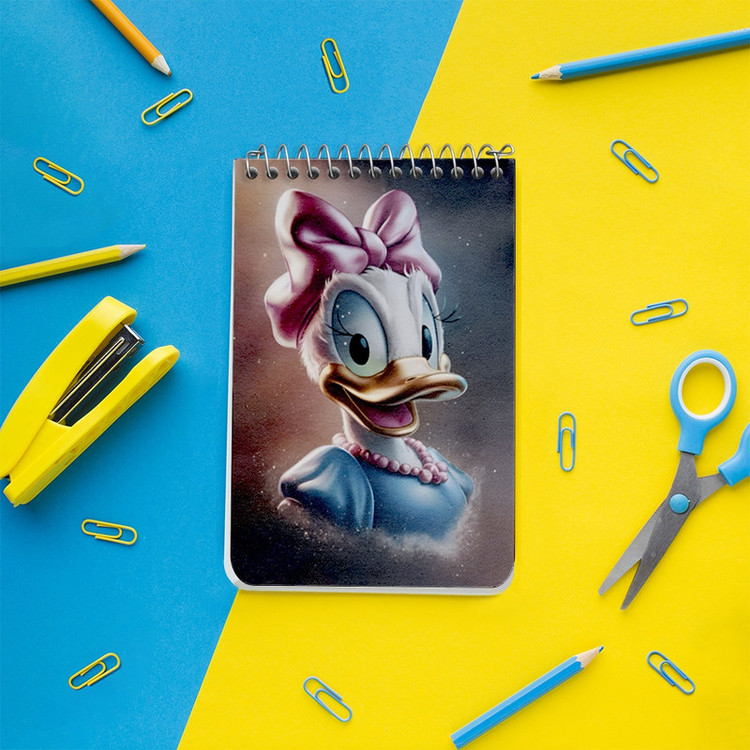 دفتر یادداشت 50 برگ خندالو طرح دیزی داک (Daisy Duck) کد F8560