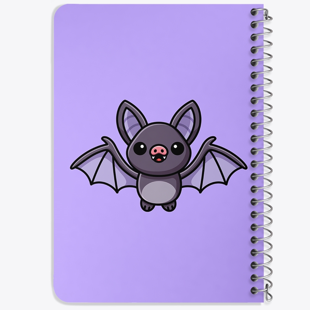 دفتر لیست خرید 50 برگ خندالو طرح حیوانات بامزه خفاش کد 28189
