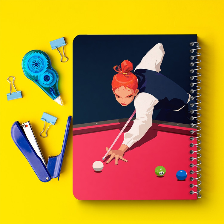 دفتر لیست خرید 50 برگ خندالو طرح بیلیارد Billiard کد 28118