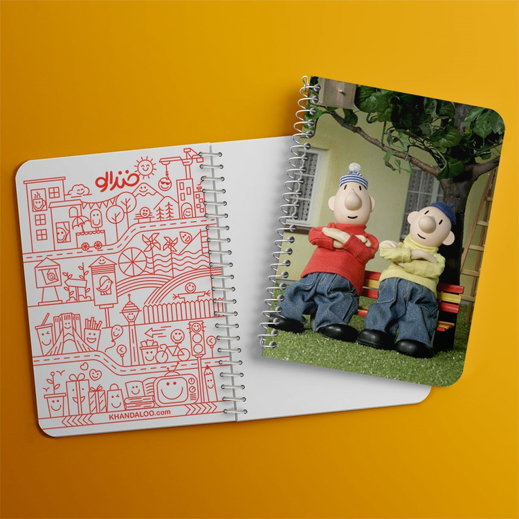 دفتر لیست خرید 50 برگ خندالو طرح پت و مت کد 28048