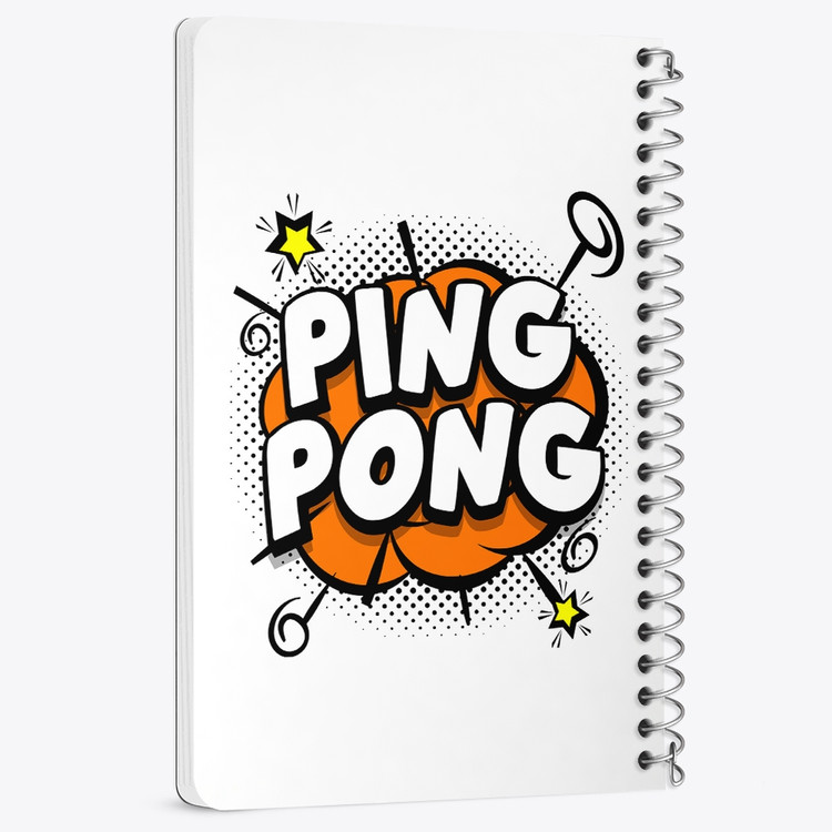 دفتر لیست خرید 50 برگ خندالو طرح پینگ پنگ Ping Pong کد 27994