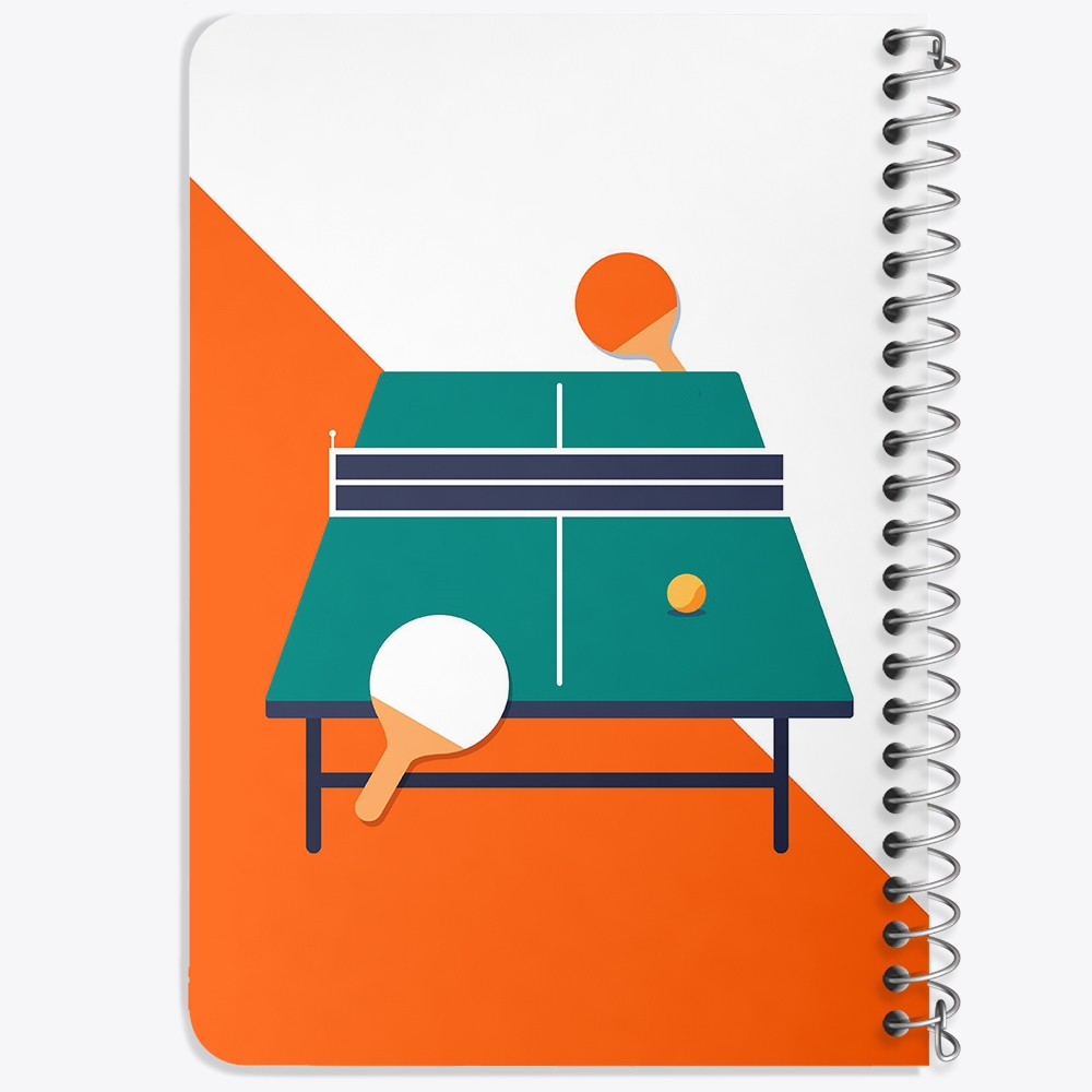 دفتر لیست خرید 50 برگ خندالو طرح پینگ پنگ Ping Pong کد 27990