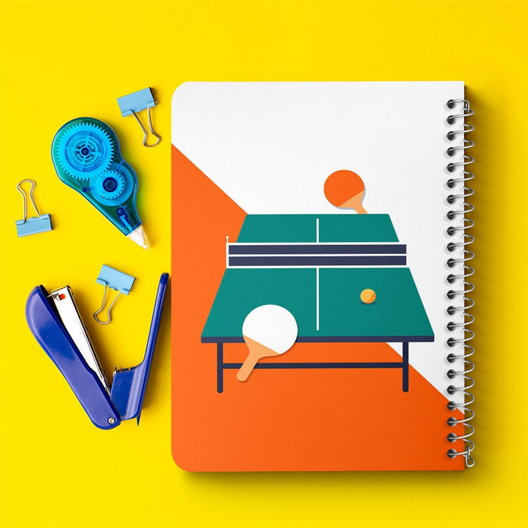 دفتر لیست خرید 50 برگ خندالو طرح پینگ پنگ Ping Pong کد 27990