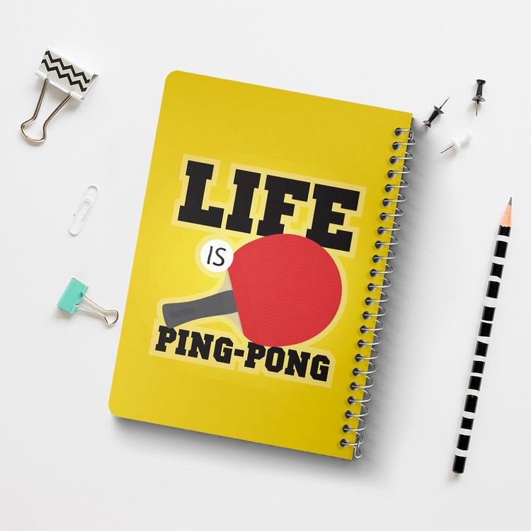 دفتر لیست خرید 50 برگ خندالو طرح پینگ پنگ Ping Pong کد 27989