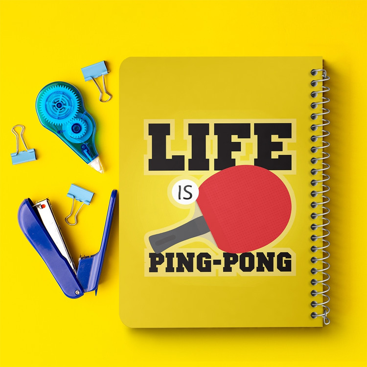 دفتر لیست خرید 50 برگ خندالو طرح پینگ پنگ Ping Pong کد 27989