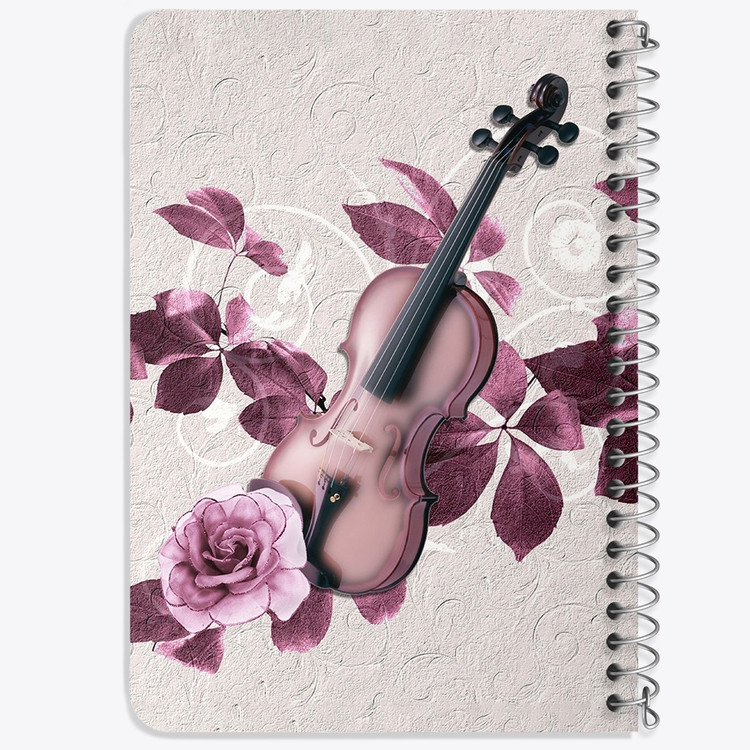 دفتر لیست خرید 50 برگ خندالو طرح ویولن Violin کد 27954