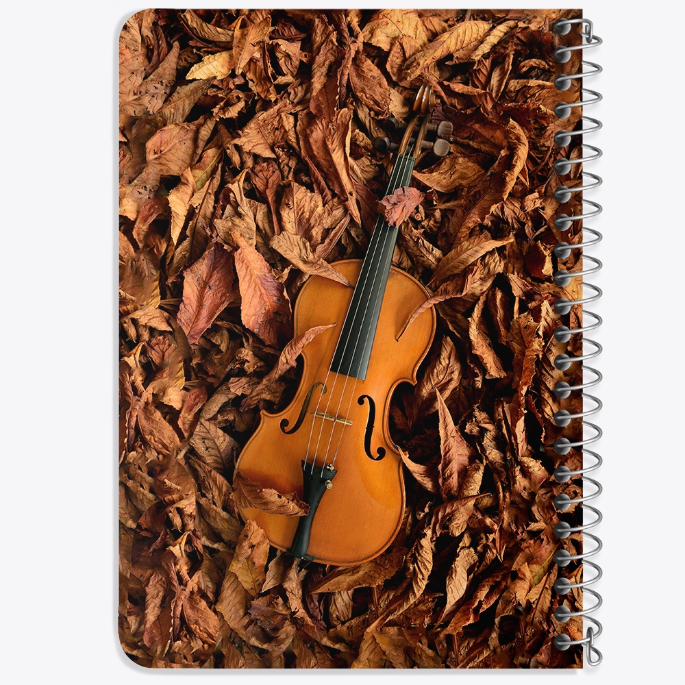 دفتر لیست خرید 50 برگ خندالو طرح ویولن Violin کد 27953