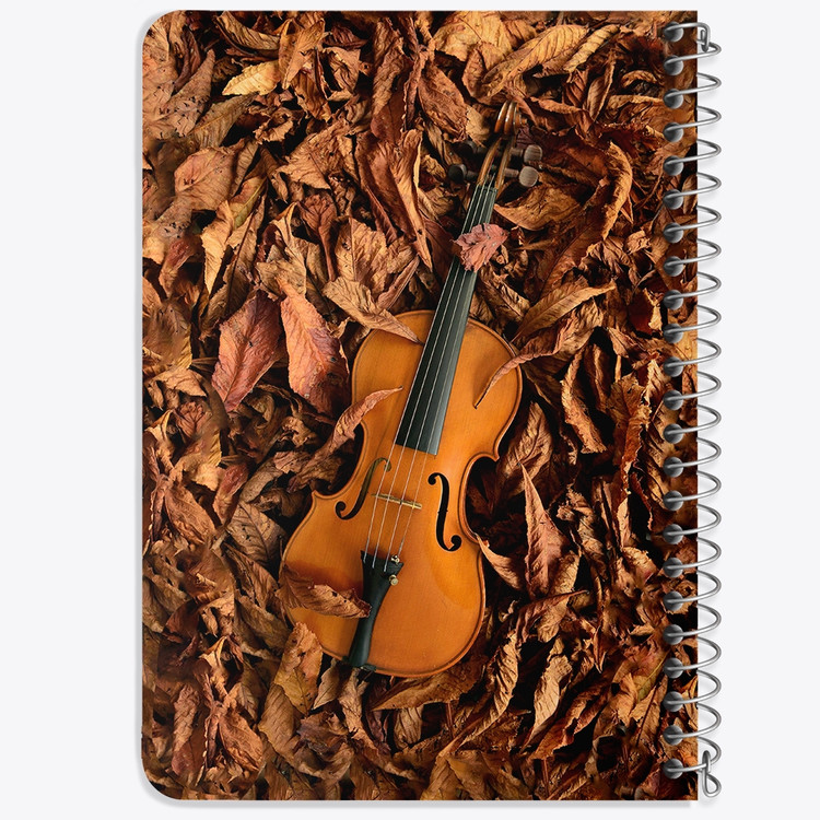 دفتر لیست خرید 50 برگ خندالو طرح ویولن Violin کد 27953