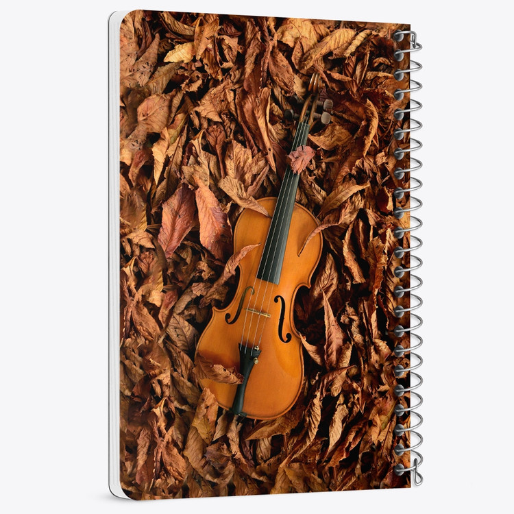 دفتر لیست خرید 50 برگ خندالو طرح ویولن Violin کد 27953
