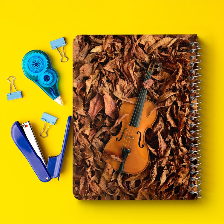 دفتر لیست خرید 50 برگ خندالو طرح ویولن Violin کد 27953