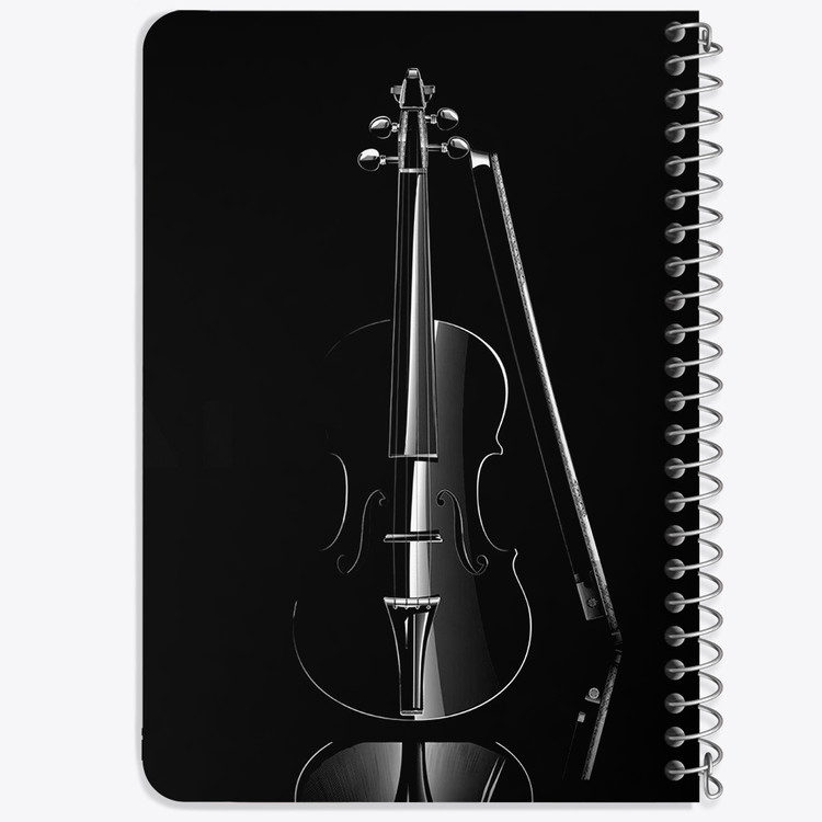 دفتر لیست خرید 50 برگ خندالو طرح ویولن Violin کد 27951