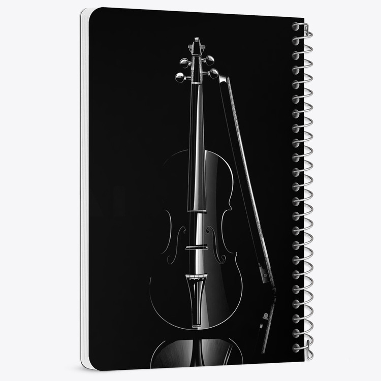 دفتر لیست خرید 50 برگ خندالو طرح ویولن Violin کد 27951