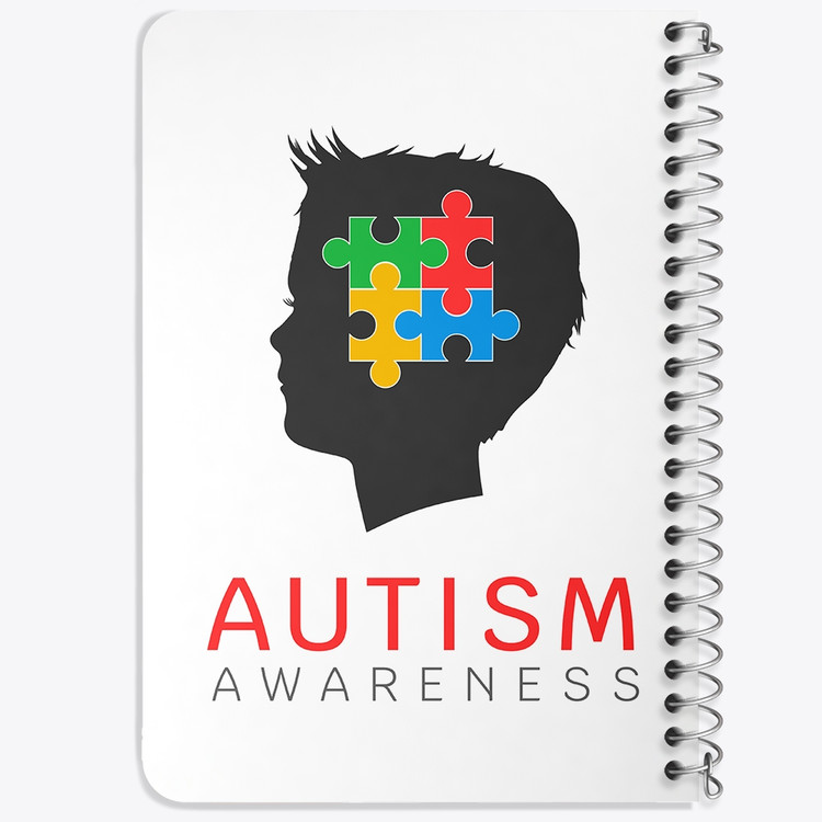 دفتر لیست خرید 50 برگ خندالو طرح اتیسم Autism کد 26761
