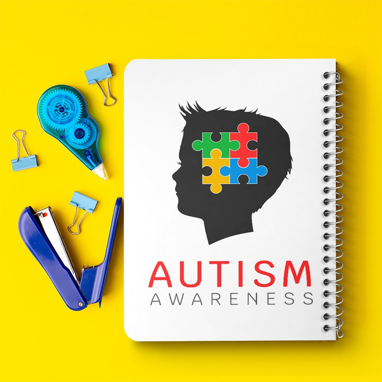 دفتر لیست خرید 50 برگ خندالو طرح اتیسم Autism کد 26761