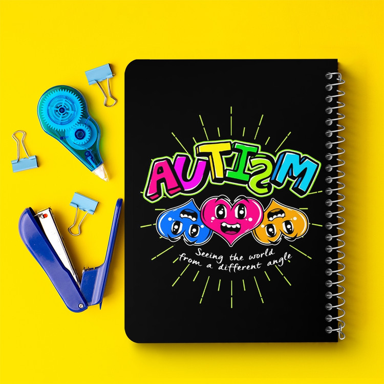 دفتر لیست خرید 50 برگ خندالو طرح اتیسم Autism کد 26753
