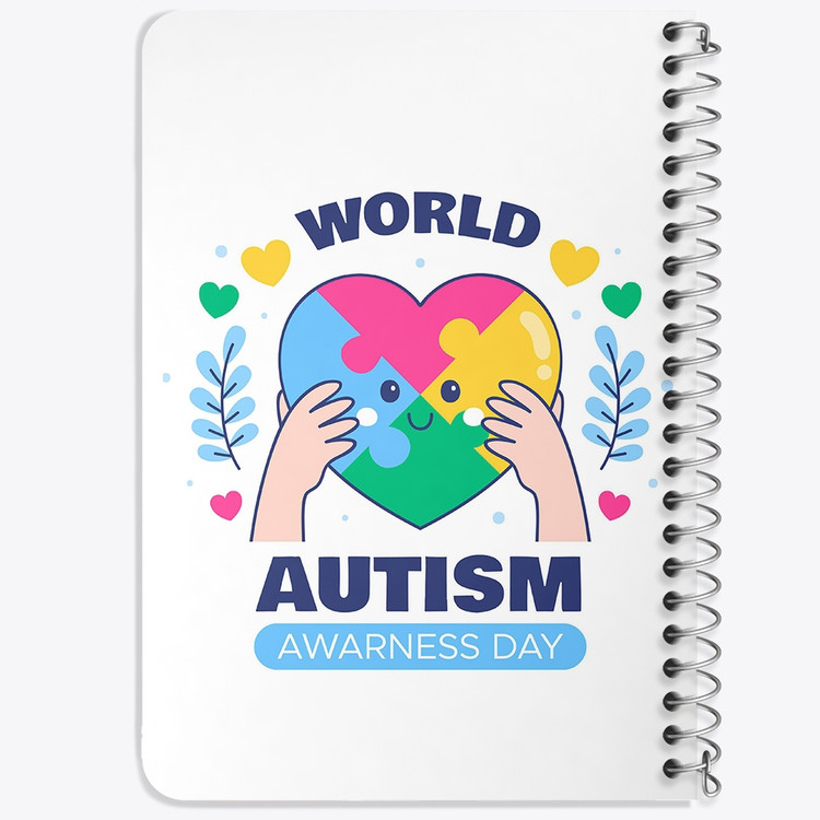 دفتر لیست خرید 50 برگ خندالو طرح اتیسم Autism کد 26751