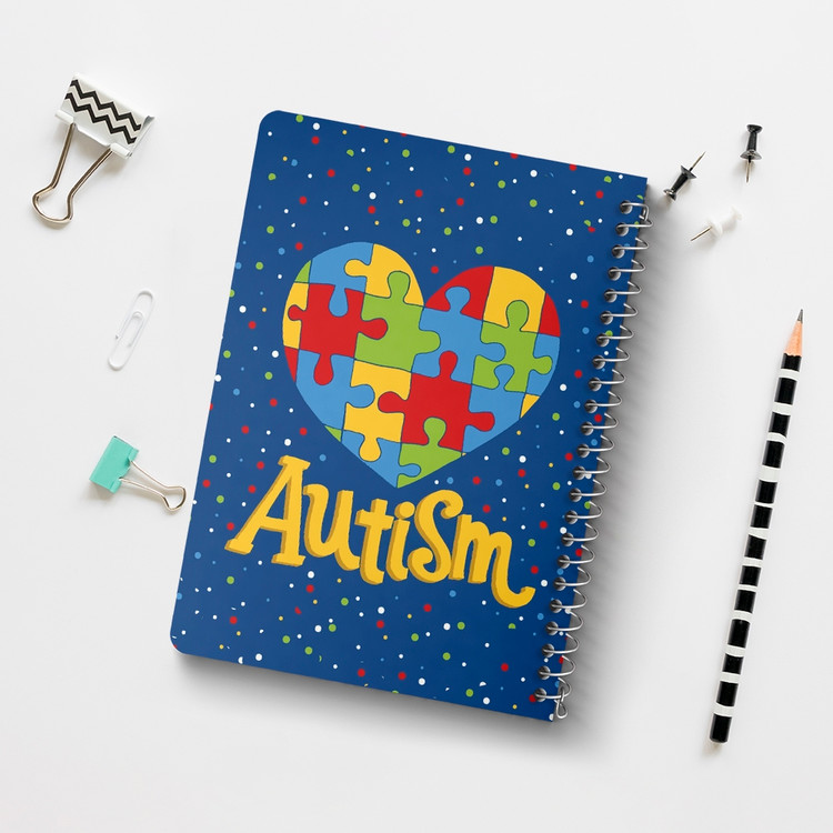 دفتر لیست خرید 50 برگ خندالو طرح اتیسم Autism کد 26747
