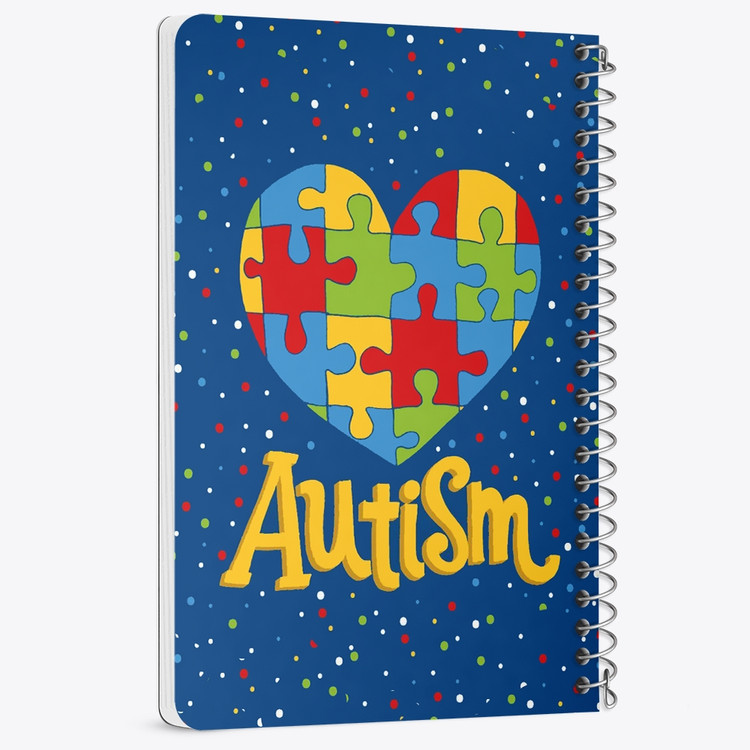 دفتر لیست خرید 50 برگ خندالو طرح اتیسم Autism کد 26747