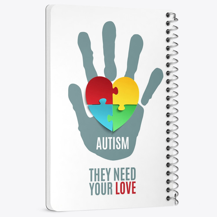 دفتر لیست خرید 50 برگ خندالو طرح اتیسم Autism کد 26745