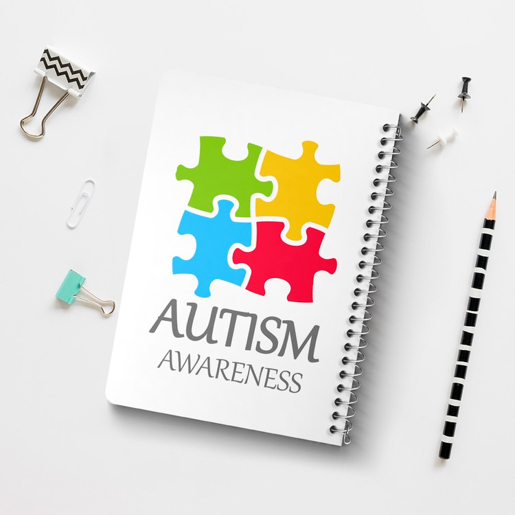 دفتر لیست خرید 50 برگ خندالو طرح اتیسم Autism کد 26741