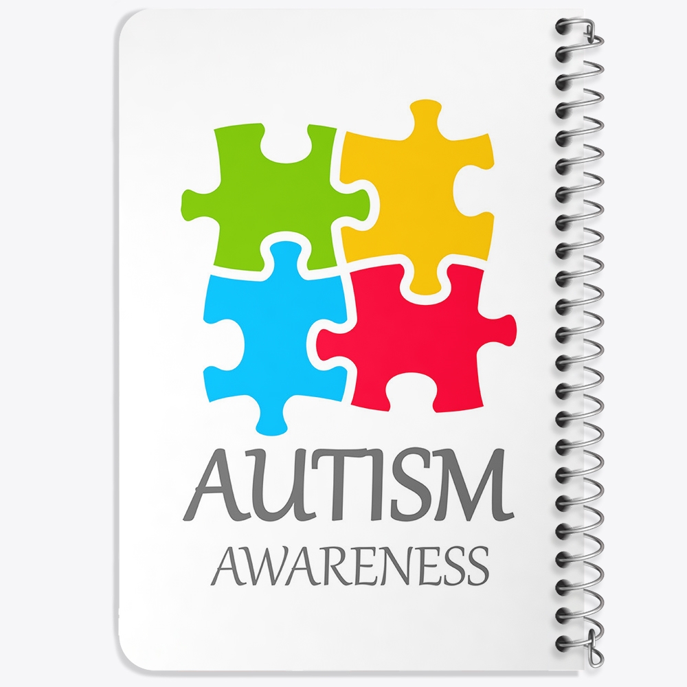 دفتر لیست خرید 50 برگ خندالو طرح اتیسم Autism کد 26741