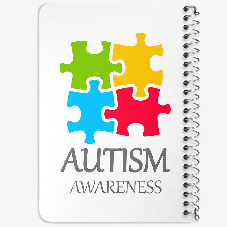دفتر لیست خرید 50 برگ خندالو طرح اتیسم Autism کد 26741