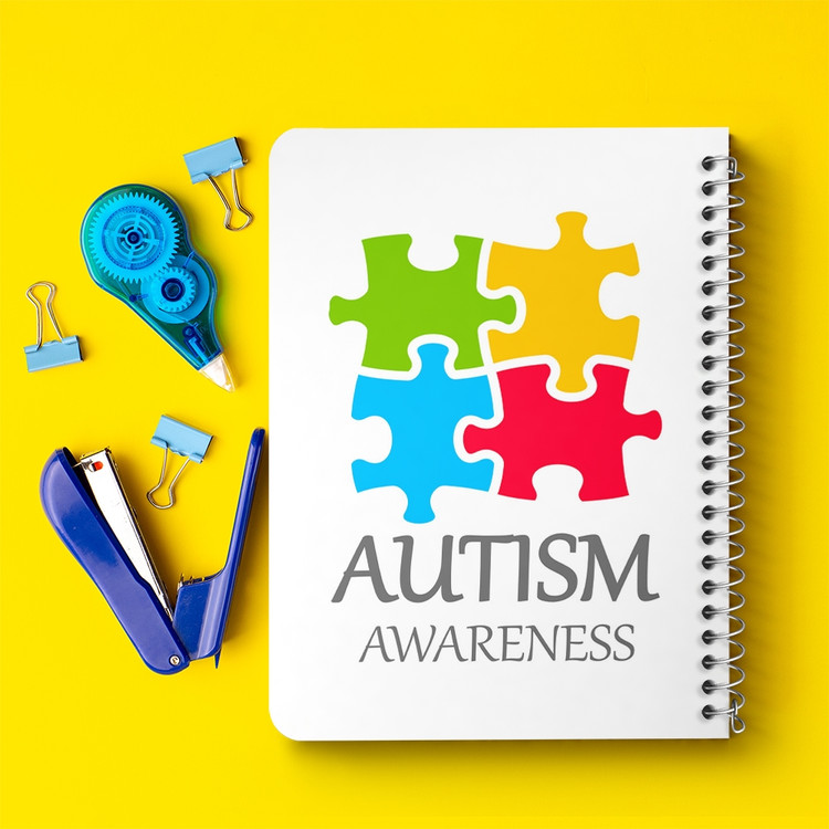دفتر لیست خرید 50 برگ خندالو طرح اتیسم Autism کد 26741