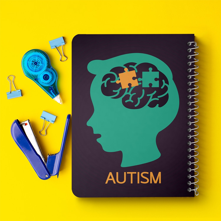 دفتر لیست خرید 50 برگ خندالو طرح اتیسم Autism کد 26740