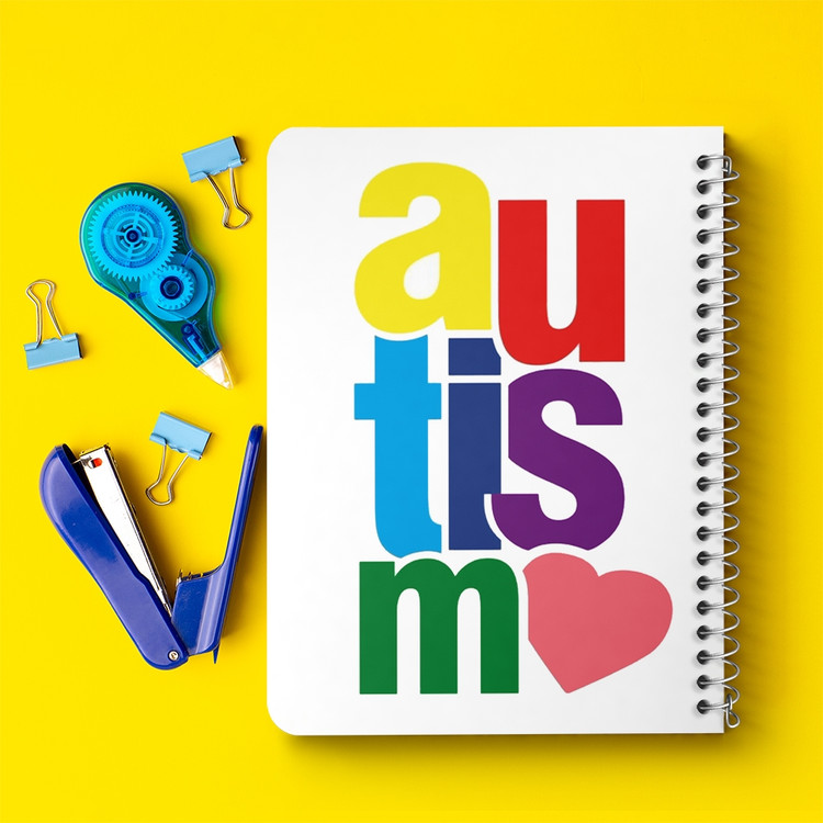 دفتر لیست خرید 50 برگ خندالو طرح اتیسم Autism کد 26735
