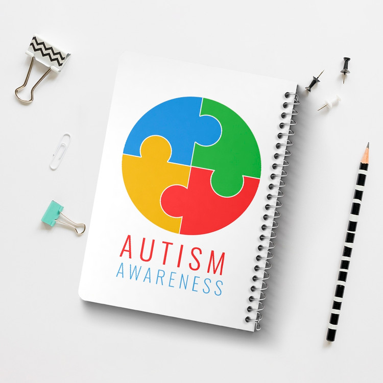 دفتر لیست خرید 50 برگ خندالو طرح اتیسم Autism کد 26728