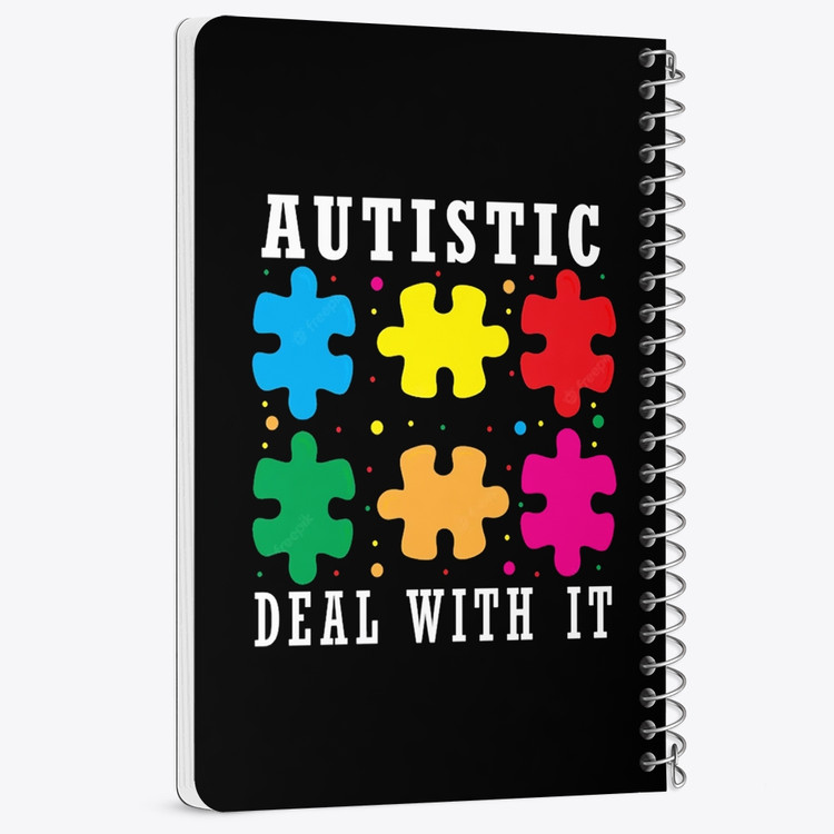 دفتر لیست خرید 50 برگ خندالو طرح اتیسم Autism کد 26727