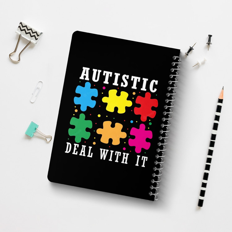 دفتر لیست خرید 50 برگ خندالو طرح اتیسم Autism کد 26727