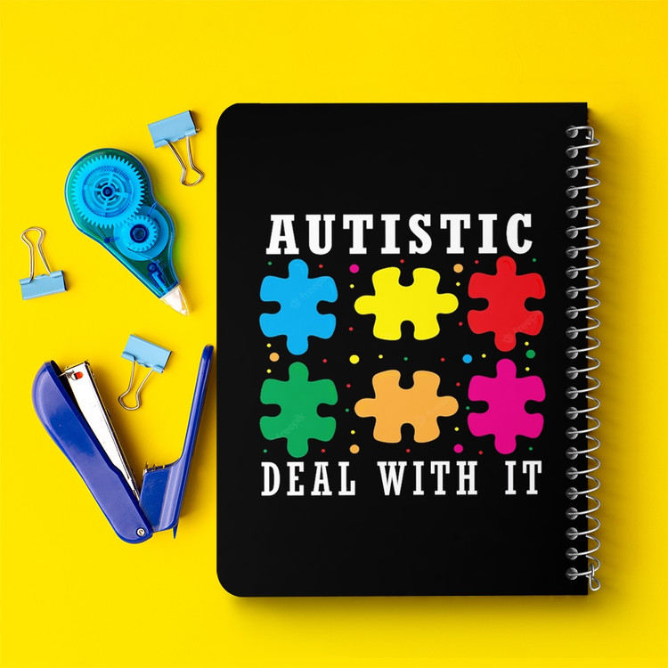 دفتر لیست خرید 50 برگ خندالو طرح اتیسم Autism کد 26727